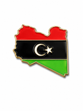 Libya Enamel Sticker