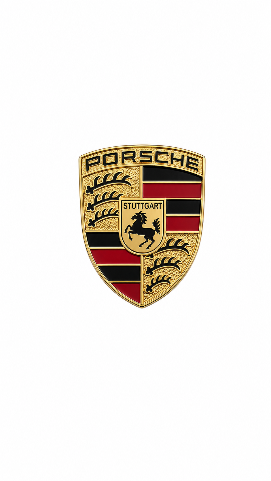 Porsche Badge Enamel Sticker