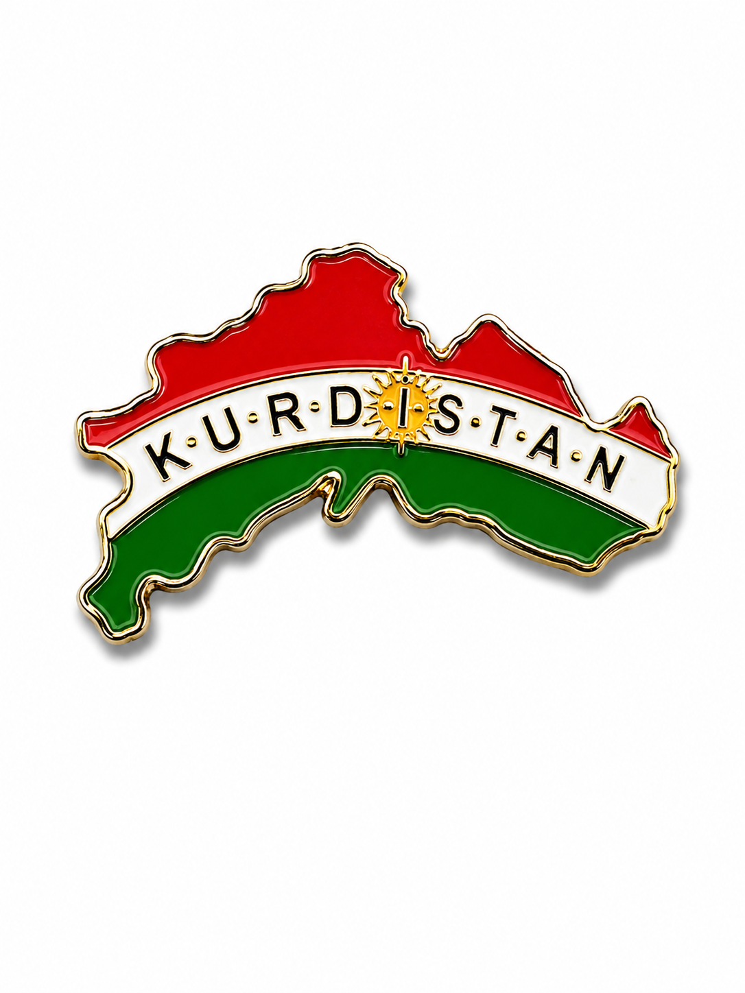 Kurdistan Enamel Sticker