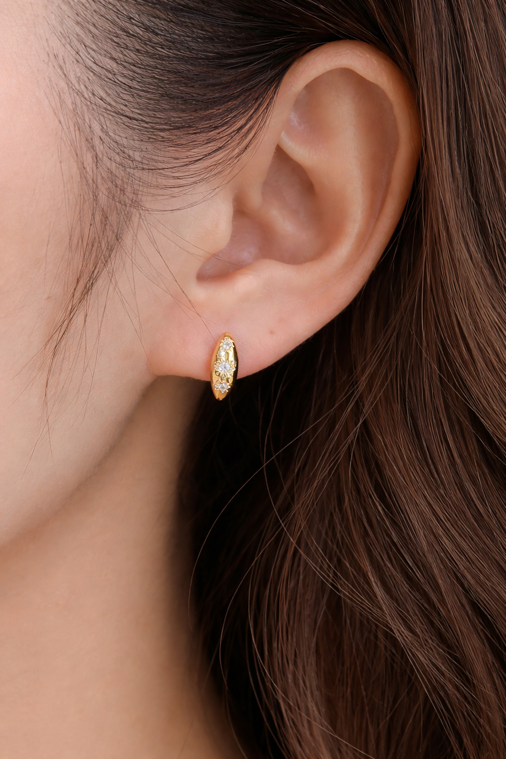 Vintage Style Dainty Hoops