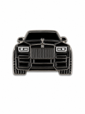Black Rolls Royce Enamel Sticker