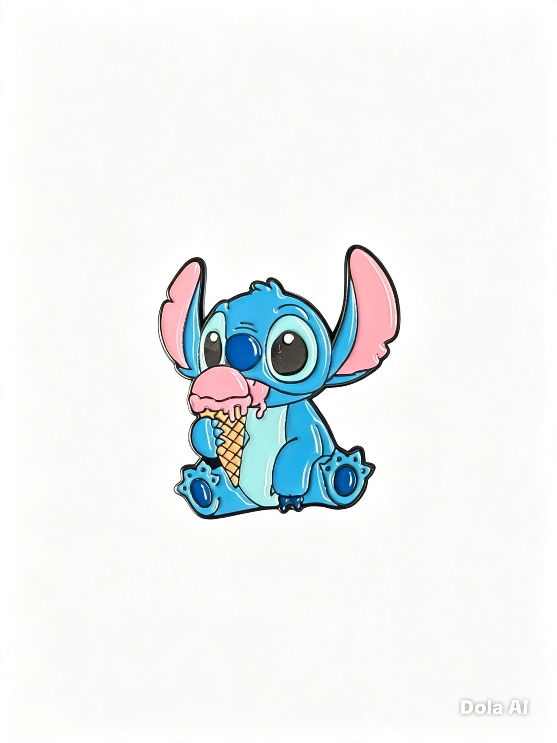 Stitch Enamel Sticker