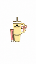 Stanley Cup With Lipgloss Enamel Sticker