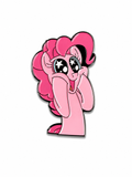 Pink Pony Enamel Sticker