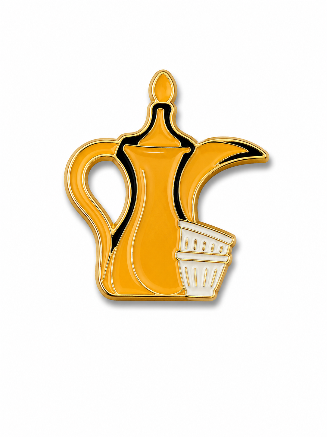 Arabic Dallah Coffee Pot Enamel Sticker