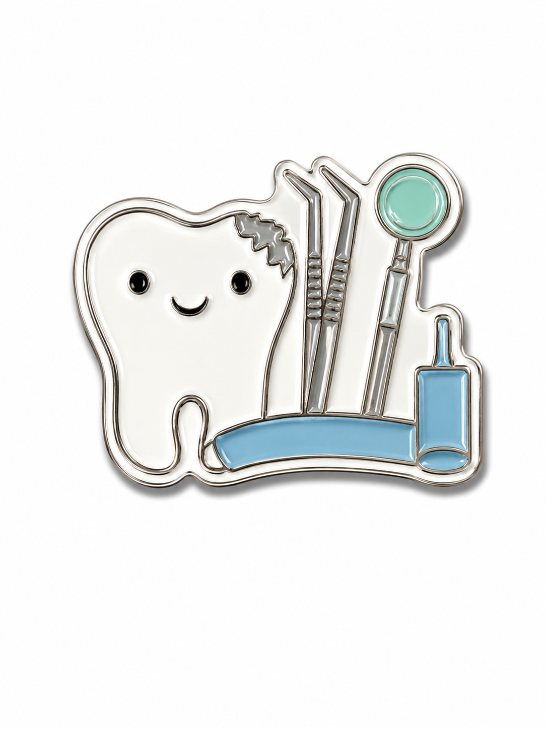 Cute Dental Tooth Enamel Sticker