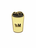 ½M Coffe Cup Enamel Sticker