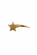Gold Shooting Star Enamel Sticker