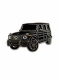 Black G-Wagon Enamel Sticker