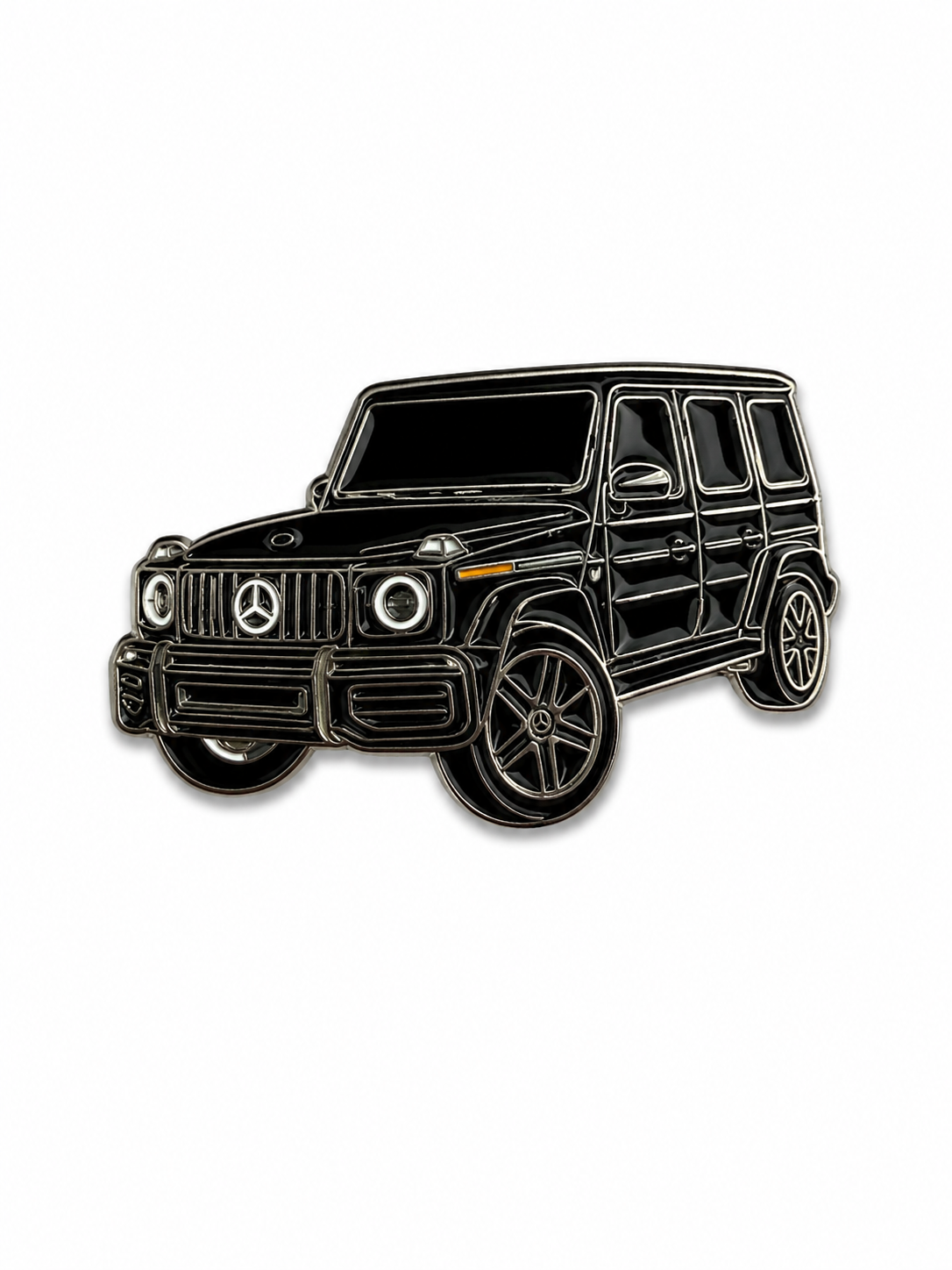 Black G-Wagon Enamel Sticker