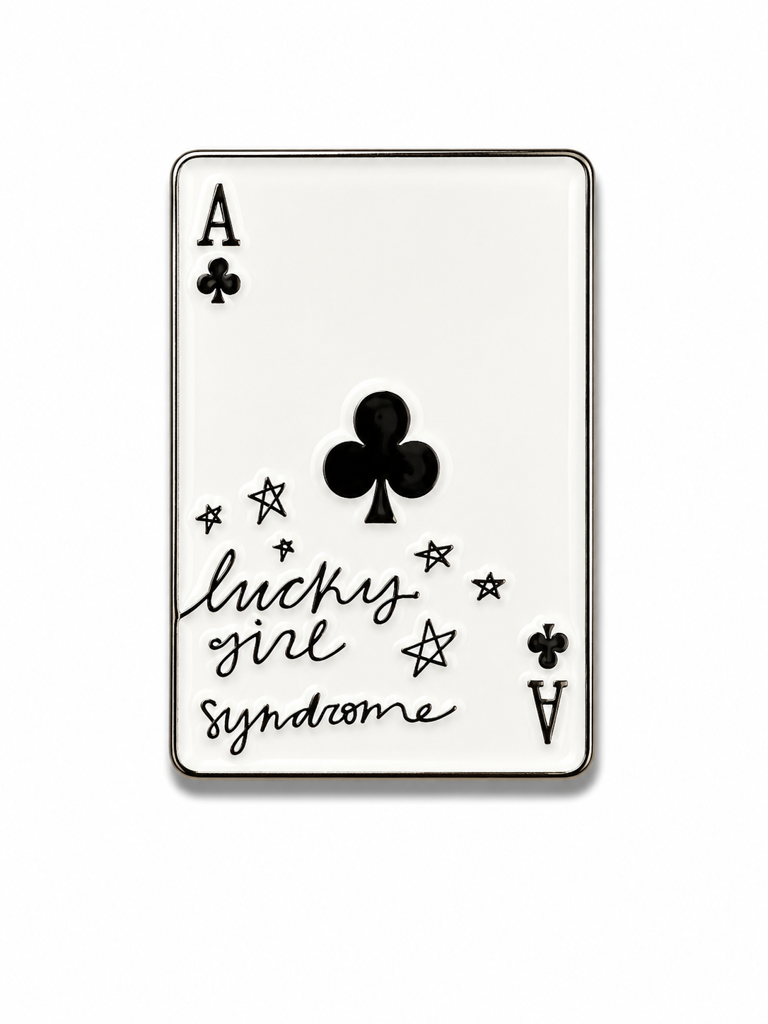 Lucky Girl Syndrome Enamel Sticker