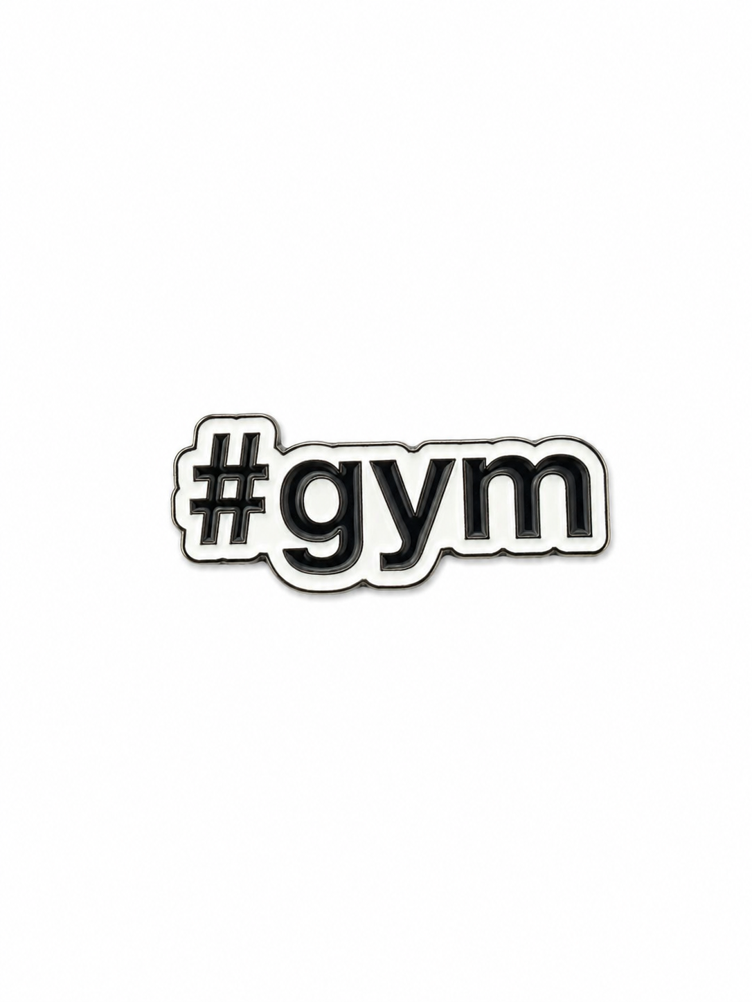 Hashtag Gym Enamel Sticker