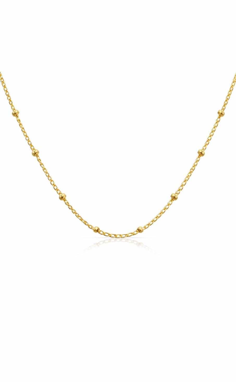Gold Beaded Necklace