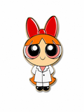 Power Puff Girl In Lab Coat Enamel Sticker
