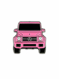 Face Front Pink G-Wagon Enamel Sticker