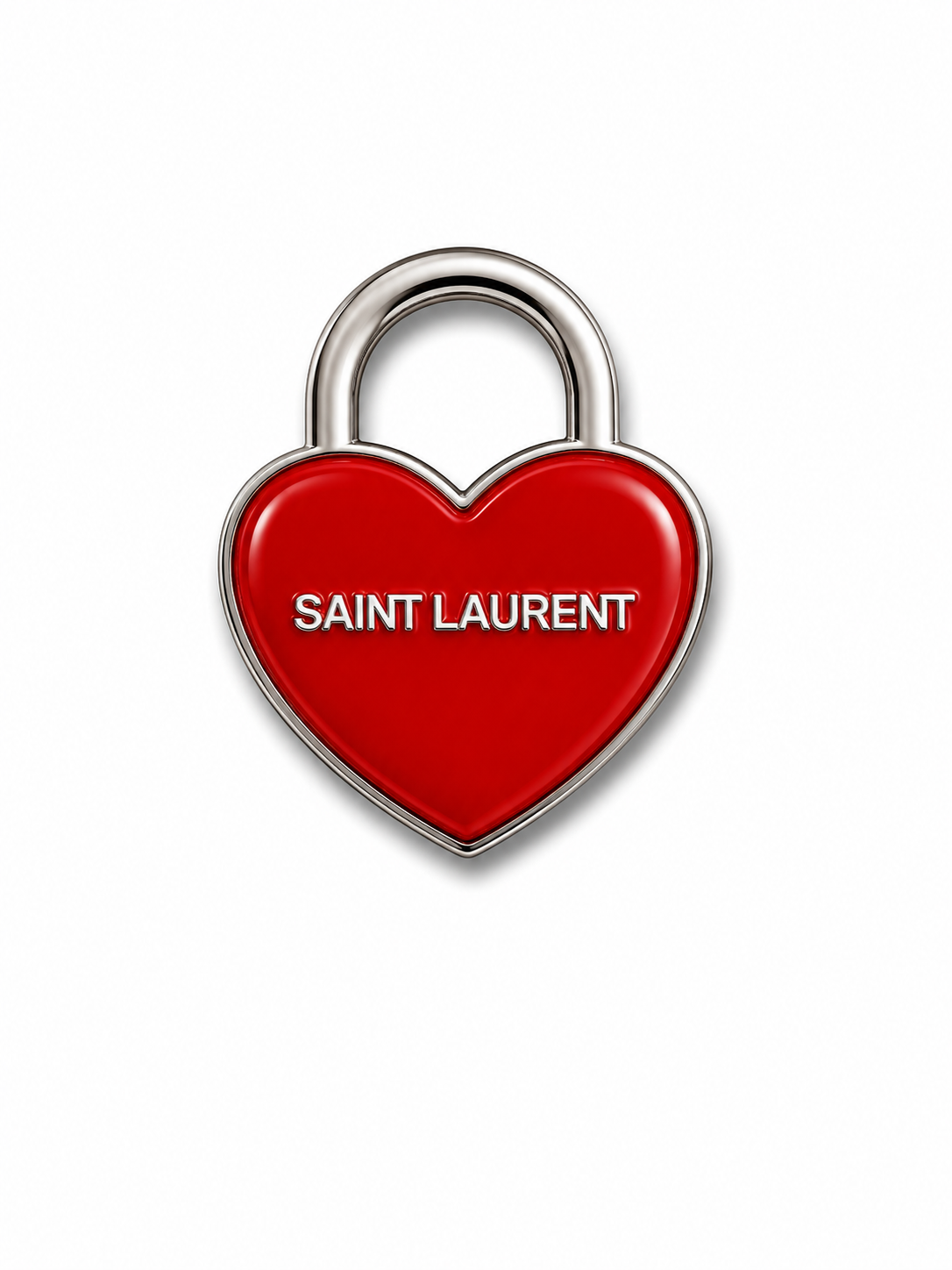 Red Heart Locket Enamel Sticker