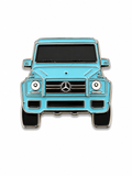 Face Front Baby Blue G-Wagon Enamel Sticker