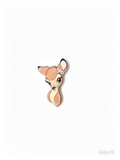 Shy Deer Enamel Sticker