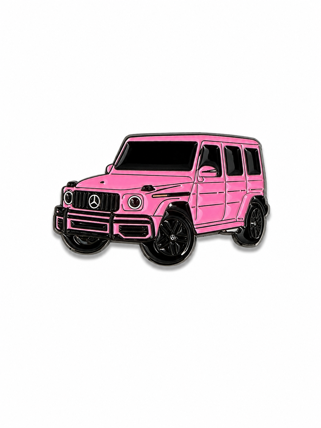 Pink G-Wagon Enamel Sticker