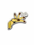 "Goodness!"Enamel Sticker