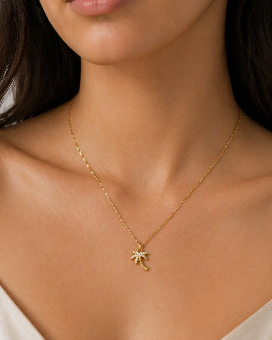 Solarah Palm Necklace