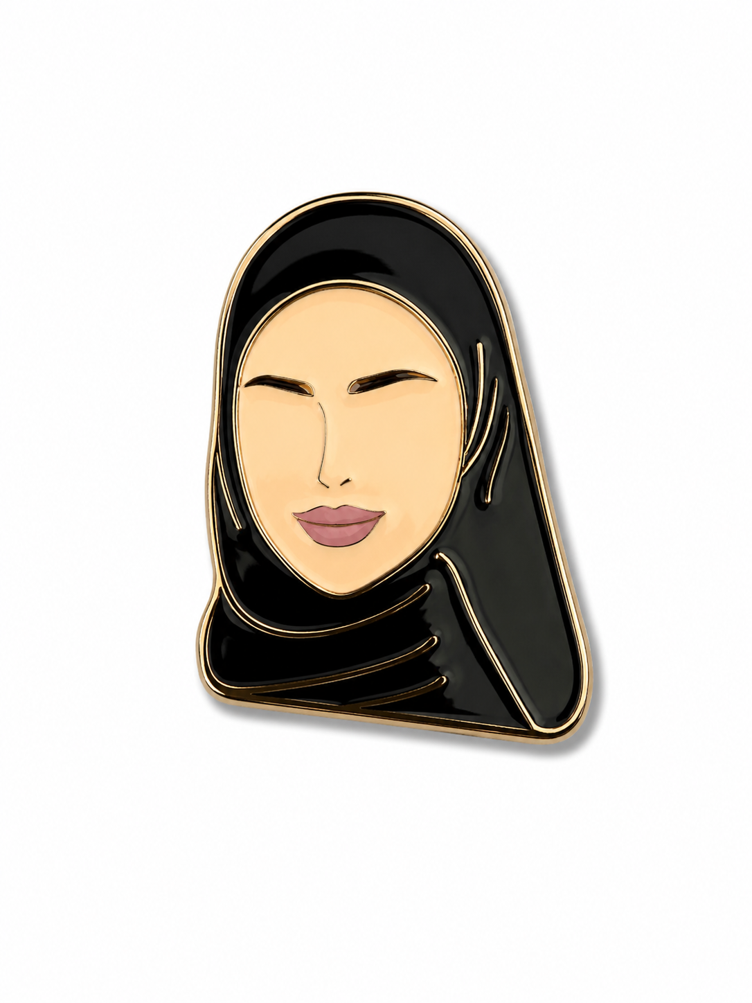 Girl In The Hijab Enamel Sticker