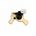 'Smile!' Enamel Sticker