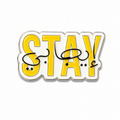 STAY! | ابقَ Enamel Phone Sticker