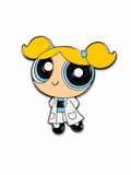 Bubbles Power Puff Lab Coat Enamel Sticker