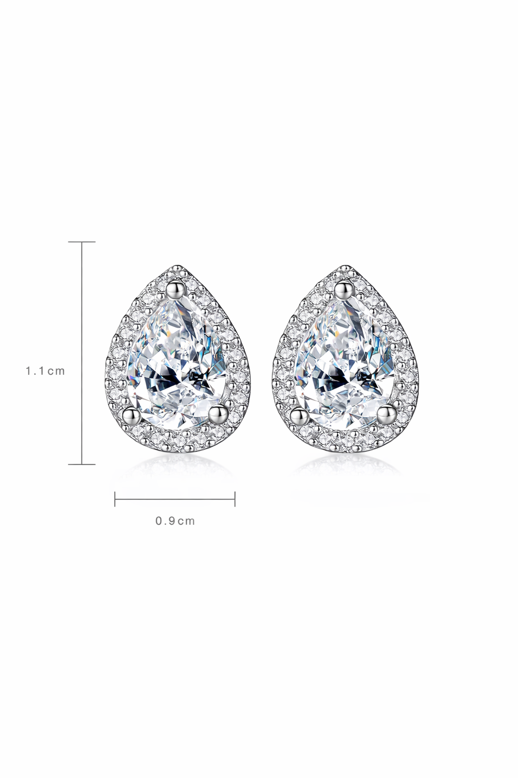 Sterling Silver Teardrop Earrings