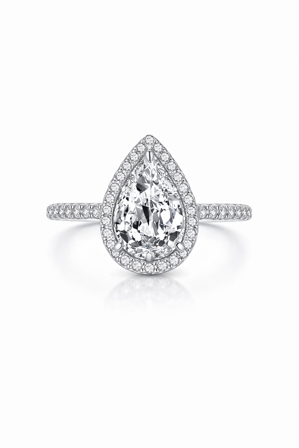 Sterling Silver Teardrop Ring