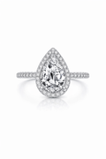 Sterling Silver Teardrop Ring