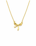 Gold Bow Necklace