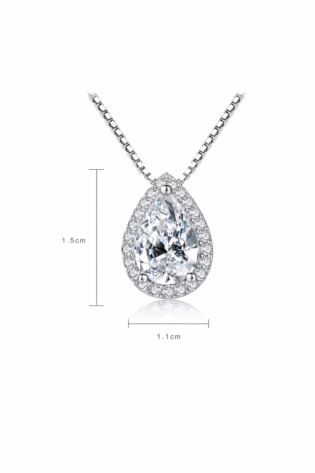 Sterling Silver Teardrop Necklace