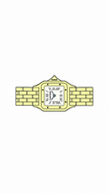 Gold Watch Enamel Sticker