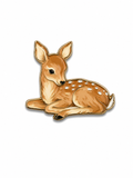 Cute Deer Enamel Sticker