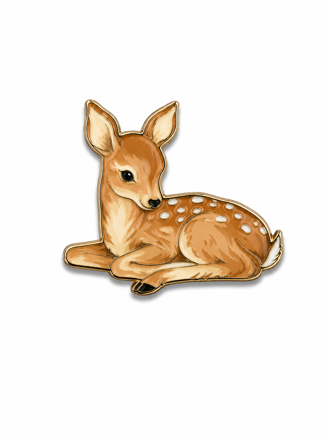 Cute Deer Enamel Sticker