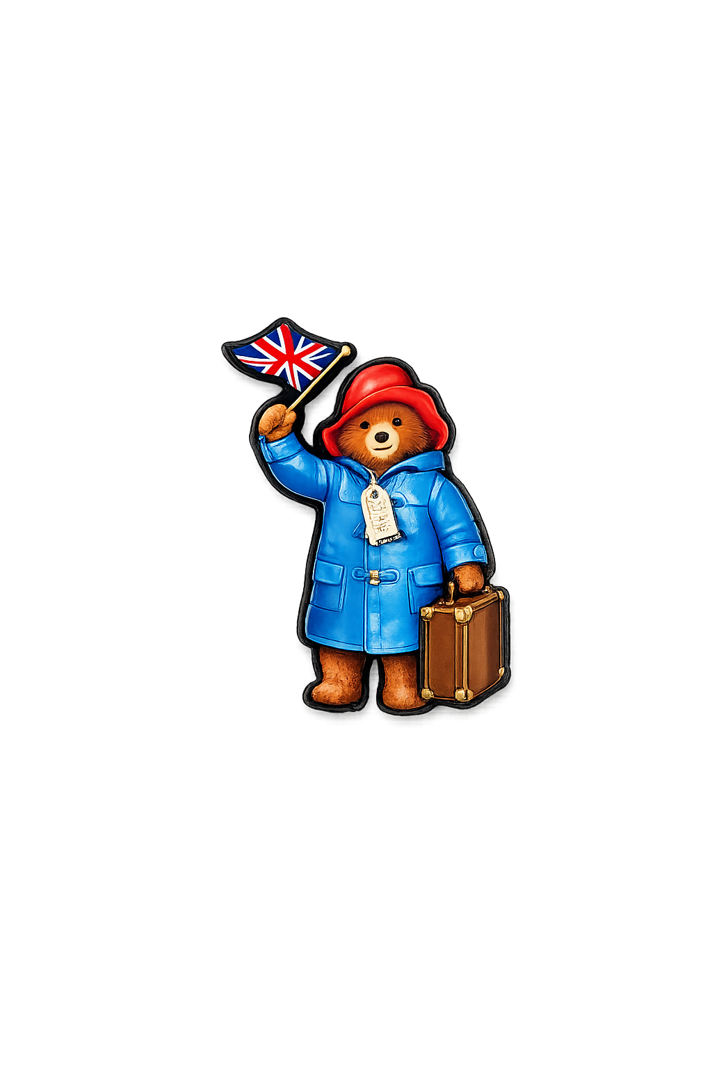 Paddington The Bear Enamel Sticker