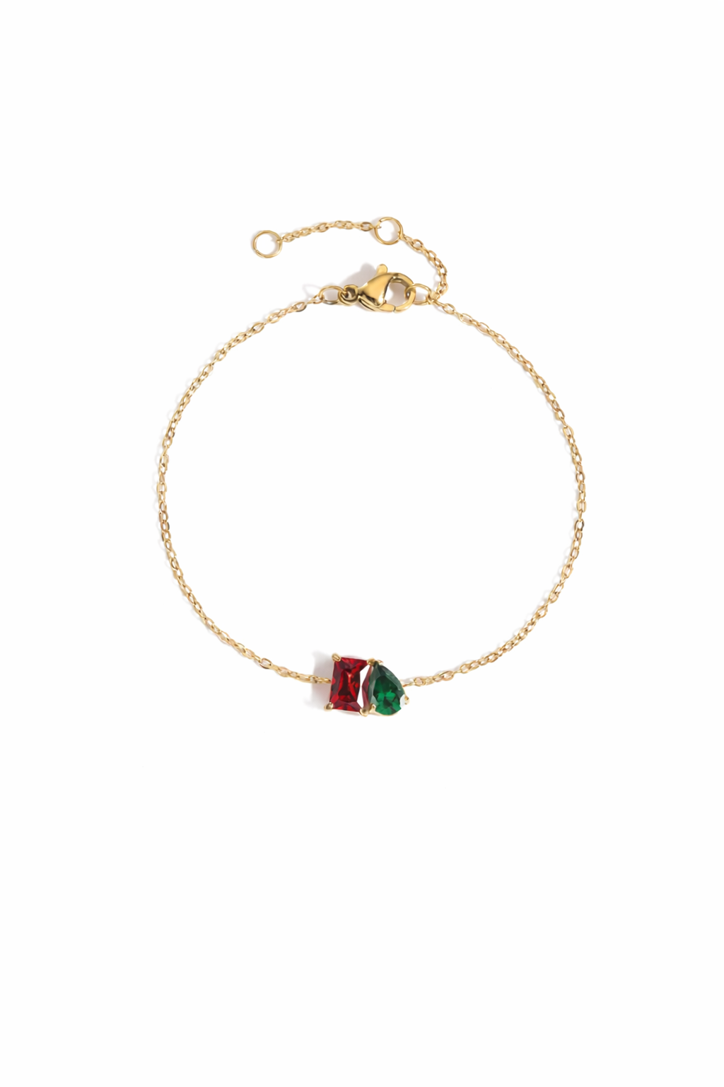 Gemstone Charm Bracelet